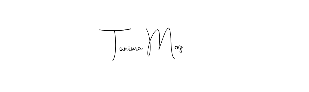 How to make Tanima Mog signature? Andilay-7BmLP is a professional autograph style. Create handwritten signature for Tanima Mog name. Tanima Mog signature style 4 images and pictures png