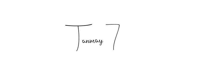 You can use this online signature creator to create a handwritten signature for the name Tanmay 7. This is the best online autograph maker. Tanmay 7 signature style 4 images and pictures png