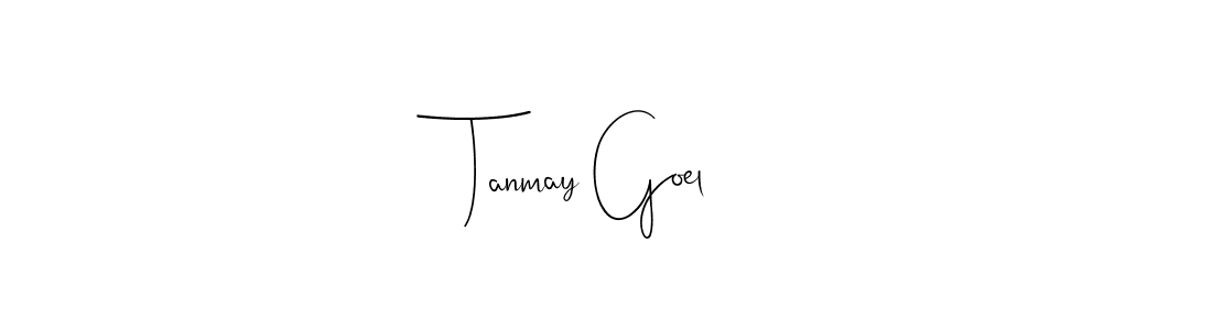 How to make Tanmay Goel signature? Andilay-7BmLP is a professional autograph style. Create handwritten signature for Tanmay Goel name. Tanmay Goel signature style 4 images and pictures png