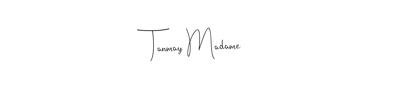 This is the best signature style for the Tanmay Madame name. Also you like these signature font (Andilay-7BmLP). Mix name signature. Tanmay Madame signature style 4 images and pictures png