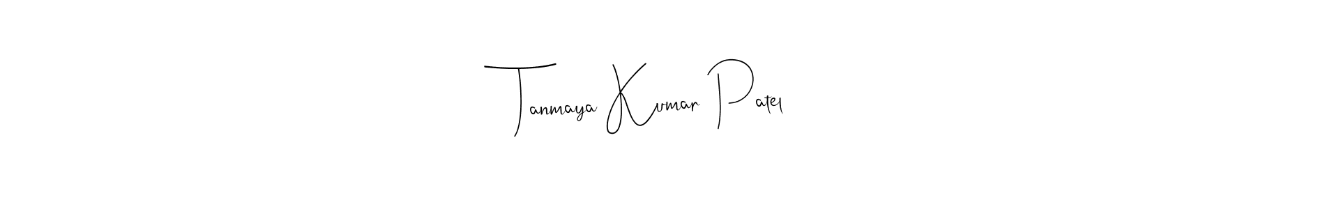 You should practise on your own different ways (Andilay-7BmLP) to write your name (Tanmaya Kumar Patel) in signature. don't let someone else do it for you. Tanmaya Kumar Patel signature style 4 images and pictures png