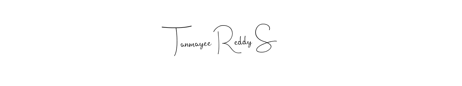 Create a beautiful signature design for name Tanmayee Reddy S. With this signature (Andilay-7BmLP) fonts, you can make a handwritten signature for free. Tanmayee Reddy S signature style 4 images and pictures png