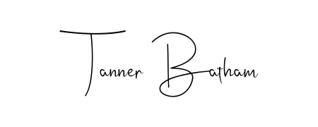 Discover how Tanner Batham looks in an executive cursive font (Andilay-7BmLP). Perfect for legal documents, invoices, and certificates. Tanner Batham signature style 4 images and pictures png