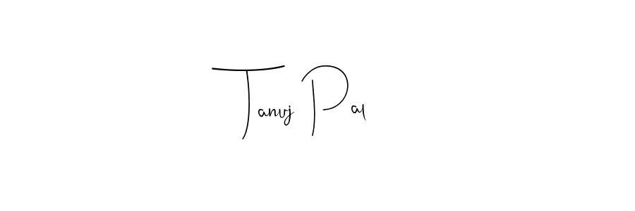 This is the best signature style for the Tanuj Pal name. Also you like these signature font (Andilay-7BmLP). Mix name signature. Tanuj Pal signature style 4 images and pictures png