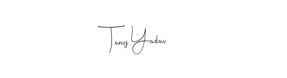 Here are the top 10 professional signature styles for the name Tanuj Yadav. These are the best autograph styles you can use for your name. Tanuj Yadav signature style 4 images and pictures png