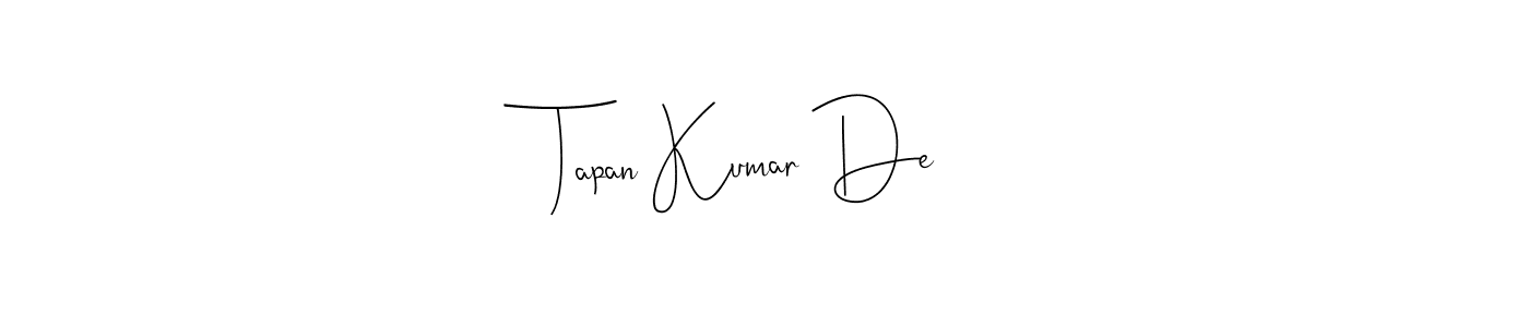 Make a beautiful signature design for name Tapan Kumar De. Use this online signature maker to create a handwritten signature for free. Tapan Kumar De signature style 4 images and pictures png