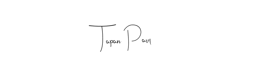 Make a beautiful signature design for name Tapan Paul. Use this online signature maker to create a handwritten signature for free. Tapan Paul signature style 4 images and pictures png