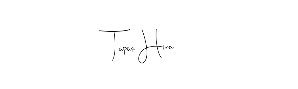 Also You can easily find your signature by using the search form. We will create Tapas Hira name handwritten signature images for you free of cost using Andilay-7BmLP sign style. Tapas Hira signature style 4 images and pictures png