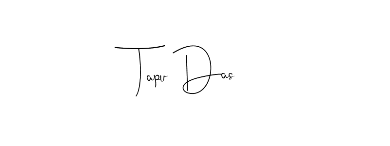 if you are searching for the best signature style for your name Tapu Das. so please give up your signature search. here we have designed multiple signature styles  using Andilay-7BmLP. Tapu Das signature style 4 images and pictures png