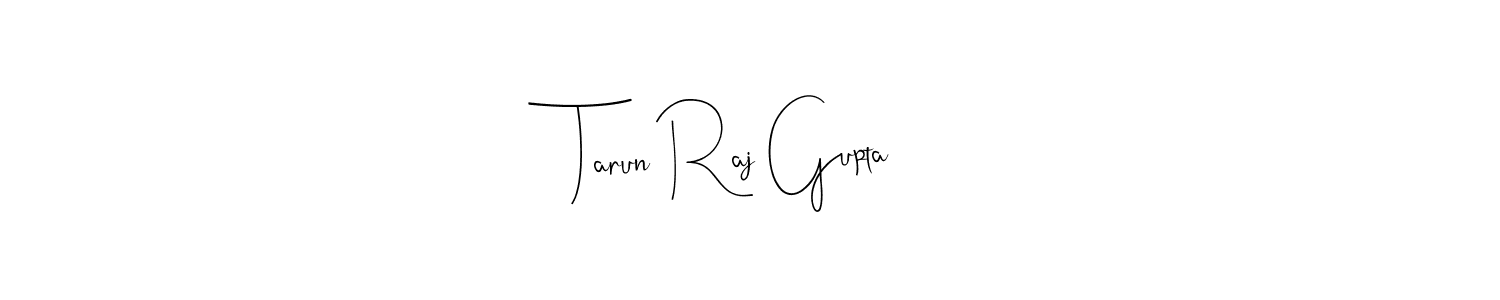 This is the best signature style for the Tarun Raj Gupta name. Also you like these signature font (Andilay-7BmLP). Mix name signature. Tarun Raj Gupta signature style 4 images and pictures png