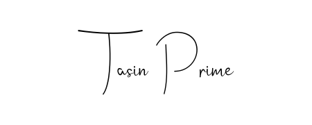 A modern signature idea for name Tasin Prime using Andilay-7BmLP font. Clean strokes and elegant curves make it stand out instantly. Tasin Prime signature style 4 images and pictures png