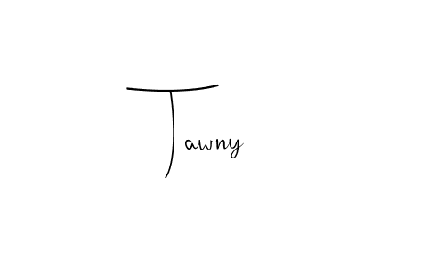 Make a beautiful signature design for name Tawny. Use this online signature maker to create a handwritten signature for free. Tawny signature style 4 images and pictures png