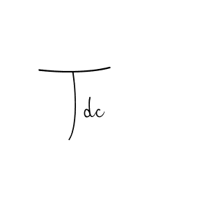 Best and Professional Signature Style for Tdc. Andilay-7BmLP Best Signature Style Collection. Tdc signature style 4 images and pictures png