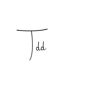 Create a beautiful signature design for name Tdd. With this signature (Andilay-7BmLP) fonts, you can make a handwritten signature for free. Tdd signature style 4 images and pictures png