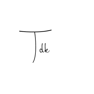 This is the best signature style for the Tdk name. Also you like these signature font (Andilay-7BmLP). Mix name signature. Tdk signature style 4 images and pictures png