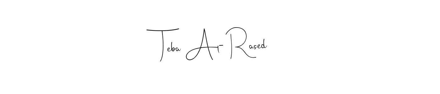 Check out images of Autograph of Teba Al- Rased name. Actor Teba Al- Rased Signature Style. Andilay-7BmLP is a professional sign style online. Teba Al- Rased signature style 4 images and pictures png