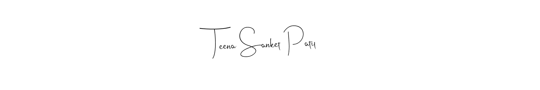 The best way (Andilay-7BmLP) to make a short signature is to pick only two or three words in your name. The name Teena Sanket Patil include a total of six letters. For converting this name. Teena Sanket Patil signature style 4 images and pictures png