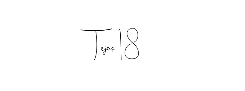 if you are searching for the best signature style for your name Tejas 18. so please give up your signature search. here we have designed multiple signature styles  using Andilay-7BmLP. Tejas 18 signature style 4 images and pictures png