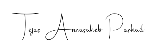 Similarly Andilay-7BmLP is the best handwritten signature design. Signature creator online. You can use it as an online autograph creator for name Tejas Annasaheb Parhad. Tejas Annasaheb Parhad signature style 4 images and pictures png