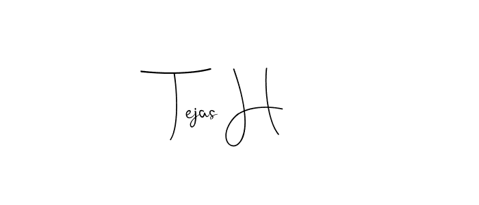 How to Draw Tejas H signature style? Andilay-7BmLP is a latest design signature styles for name Tejas H. Tejas H signature style 4 images and pictures png