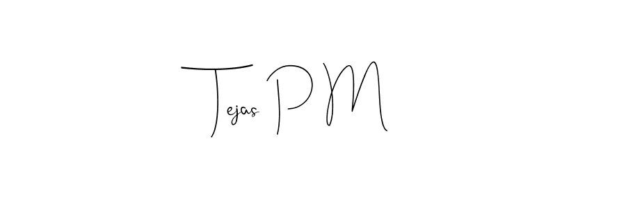 Make a beautiful signature design for name Tejas P M. Use this online signature maker to create a handwritten signature for free. Tejas P M signature style 4 images and pictures png