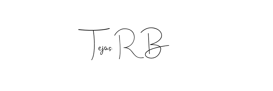 This is the best signature style for the Tejas R B name. Also you like these signature font (Andilay-7BmLP). Mix name signature. Tejas R B signature style 4 images and pictures png