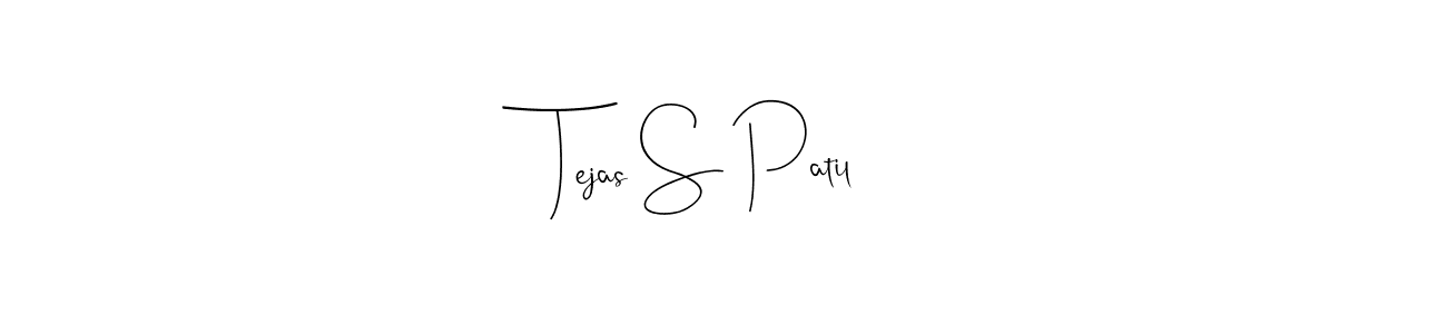 Make a beautiful signature design for name Tejas S Patil. With this signature (Andilay-7BmLP) style, you can create a handwritten signature for free. Tejas S Patil signature style 4 images and pictures png