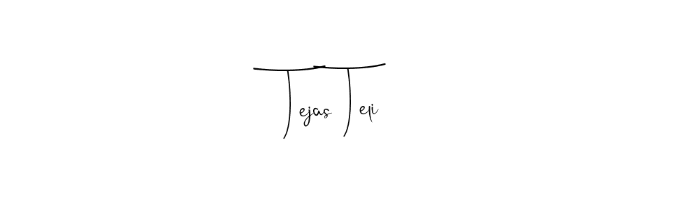 Make a beautiful signature design for name Tejas Teli. Use this online signature maker to create a handwritten signature for free. Tejas Teli signature style 4 images and pictures png