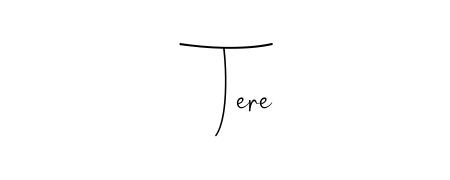 A stylish, flowing autograph style designed for name Tere using Andilay-7BmLP typography. Perfect for digital creative projects. Tere signature style 4 images and pictures png