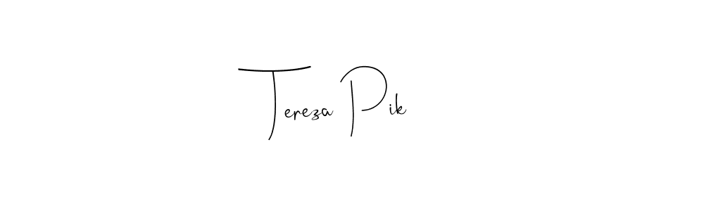 You can use this online signature creator to create a handwritten signature for the name Tereza Pik. This is the best online autograph maker. Tereza Pik signature style 4 images and pictures png