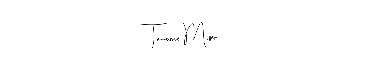 Use a signature maker to create a handwritten signature online. With this signature software, you can design (Andilay-7BmLP) your own signature for name Terrance Miller. Terrance Miller signature style 4 images and pictures png