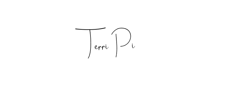 Use a signature maker to create a handwritten signature online. With this signature software, you can design (Andilay-7BmLP) your own signature for name Terri Pi. Terri Pi signature style 4 images and pictures png