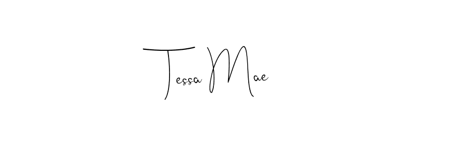 The best way (Andilay-7BmLP) to make a short signature is to pick only two or three words in your name. The name Tessa Mae include a total of six letters. For converting this name. Tessa Mae signature style 4 images and pictures png