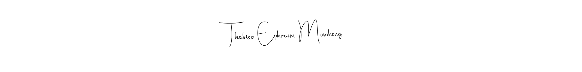 It looks lik you need a new signature style for name Thabiso Ephraim Mofokeng. Design unique handwritten (Andilay-7BmLP) signature with our free signature maker in just a few clicks. Thabiso Ephraim Mofokeng signature style 4 images and pictures png