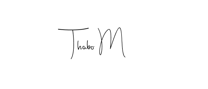 Once you've used our free online signature maker to create your best signature Andilay-7BmLP style, it's time to enjoy all of the benefits that Thabo M name signing documents. Thabo M signature style 4 images and pictures png