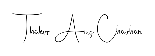 The Andilay-7BmLP handwriting style adds charm and authenticity to name Thakur Anuj Chauhan. A wonderful choice for personal thank-you notes. Thakur Anuj Chauhan signature style 4 images and pictures png