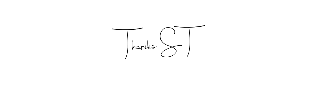 Best and Professional Signature Style for Tharika S T. Andilay-7BmLP Best Signature Style Collection. Tharika S T signature style 4 images and pictures png