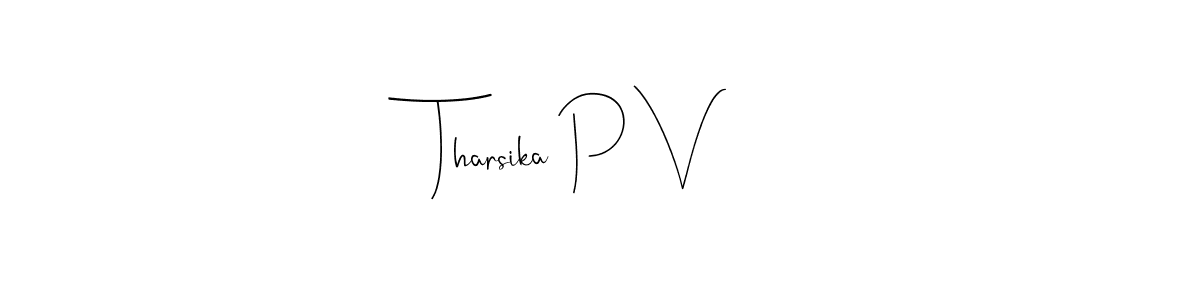 See photos of Tharsika P V official signature by Spectra . Check more albums & portfolios. Read reviews & check more about Andilay-7BmLP font. Tharsika P V signature style 4 images and pictures png