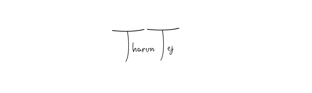 You can use this online signature creator to create a handwritten signature for the name Tharun Tej. This is the best online autograph maker. Tharun Tej signature style 4 images and pictures png