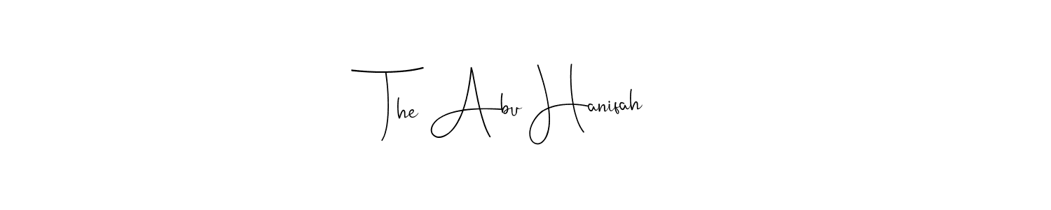 You should practise on your own different ways (Andilay-7BmLP) to write your name (The Abu Hanifah) in signature. don't let someone else do it for you. The Abu Hanifah signature style 4 images and pictures png
