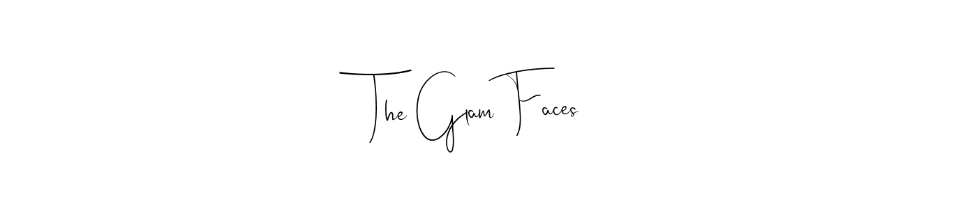 Make a beautiful signature design for name The Glam Faces. Use this online signature maker to create a handwritten signature for free. The Glam Faces signature style 4 images and pictures png