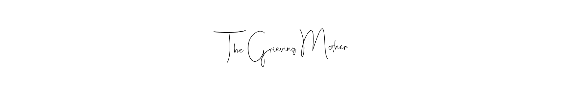 How to Draw The Grieving Mother signature style? Andilay-7BmLP is a latest design signature styles for name The Grieving Mother. The Grieving Mother signature style 4 images and pictures png