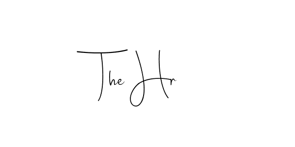 if you are searching for the best signature style for your name The Hr. so please give up your signature search. here we have designed multiple signature styles  using Andilay-7BmLP. The Hr signature style 4 images and pictures png