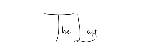Create your official email sign-off with The Lalit name in Andilay-7BmLP style. Crisp, clean, and perfectly legible across all screens. The Lalit signature style 4 images and pictures png