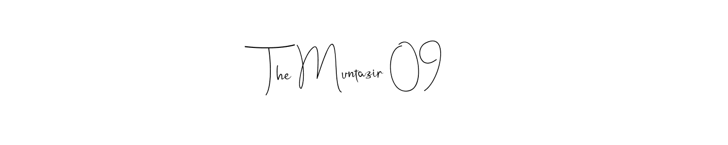 Also we have The Muntazir 09 name is the best signature style. Create professional handwritten signature collection using Andilay-7BmLP autograph style. The Muntazir 09 signature style 4 images and pictures png