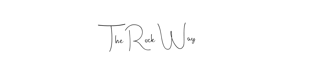 Similarly Andilay-7BmLP is the best handwritten signature design. Signature creator online .You can use it as an online autograph creator for name The Rock Way. The Rock Way signature style 4 images and pictures png