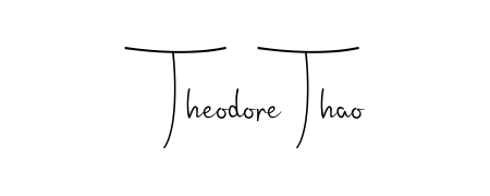Practice writing Theodore Thao with the flow of Andilay-7BmLP lettering. A fantastic source of inspiration for developing your personal signature style. Theodore Thao signature style 4 images and pictures png