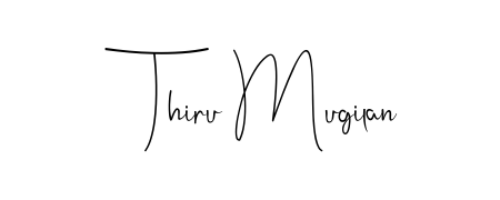 Create an unforgettable impression when signing with Thiru Mugilan name styled in Andilay-7BmLP typography. 100% free online generator. Thiru Mugilan signature style 4 images and pictures png