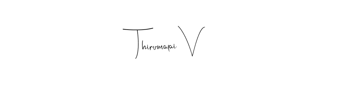 Make a beautiful signature design for name Thirumalai V. Use this online signature maker to create a handwritten signature for free. Thirumalai V signature style 4 images and pictures png