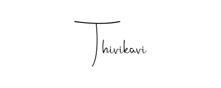 Discover how Thivikavi looks in an executive cursive font (Andilay-7BmLP). Perfect for legal documents, invoices, and certificates. Thivikavi signature style 4 images and pictures png
